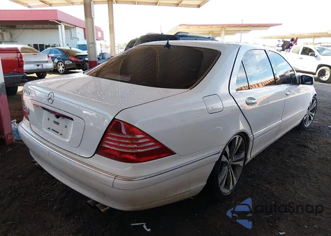 2000 Mercedes-Benz S 430 из США, поврежденный, VIN WDBNG70J7YA098595